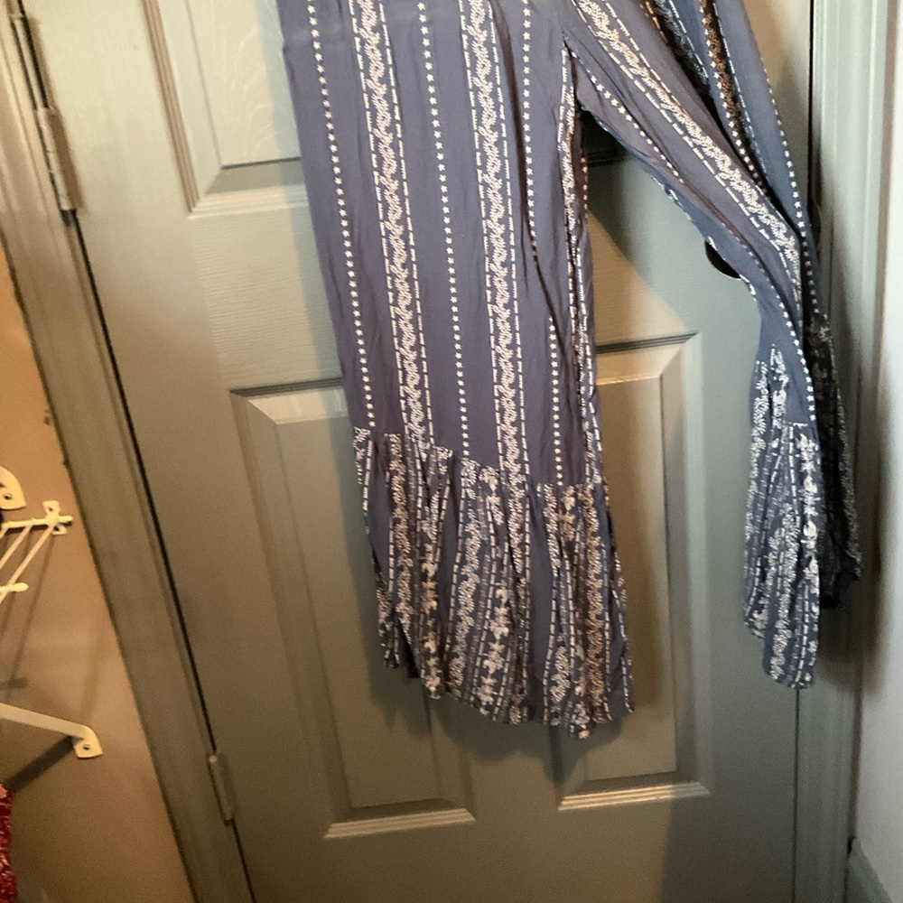 Japna small Bohemian Blue Strapless Maxi - Picture 4 of 4